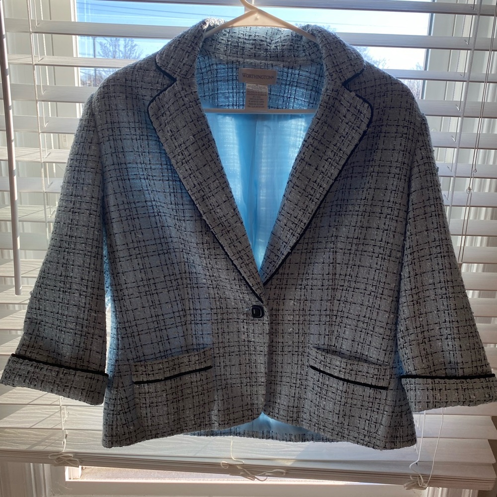 Vintage Powder Blue Blazer
